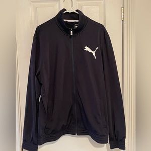 Puma Track Jacket - Navy Blue - Sz XL